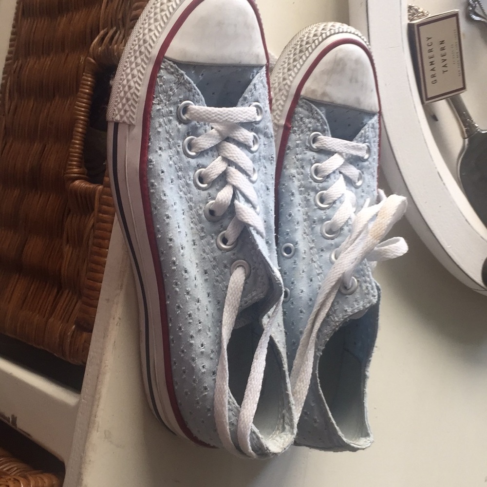 Converse eyelet sneakers